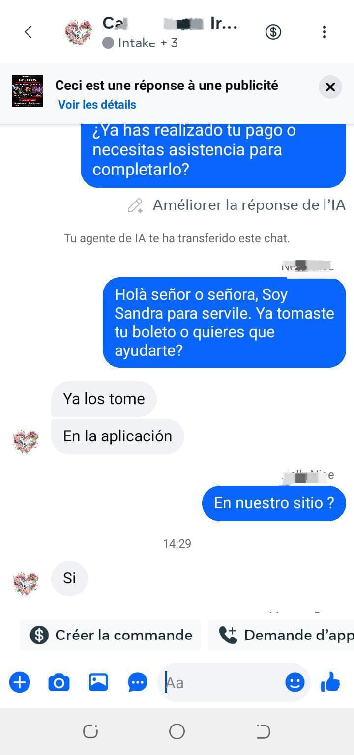 Asistencia durante la compra